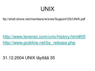 UNIX