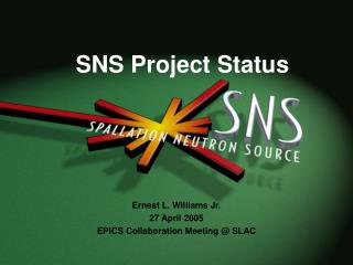 SNS Project Status