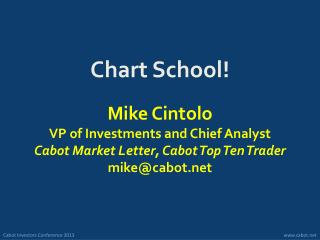 Chart School!