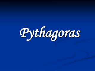 Pythagoras