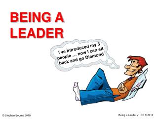 BEING A LEADER