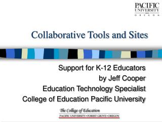 Collaborative Tools and Sites