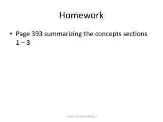 Homework