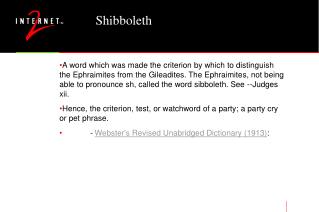 Shibboleth