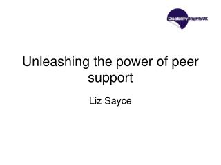 Unleashing the power of peer support