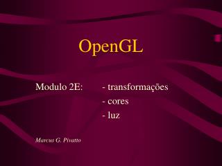 OpenGL