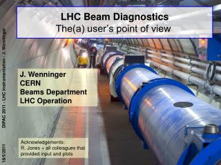 LHC Beam Diagnostics The(a) user’s point of view