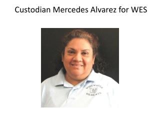 Custodian Mercedes Alvarez for WES