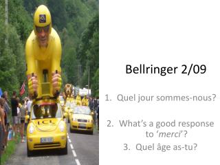 Bellringer 2/09