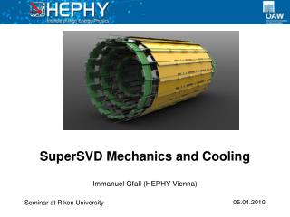 SuperSVD Mechanics and Cooling