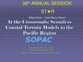 At the Crossroads: Seamless Coastal Terrain Models in the Pacific Region