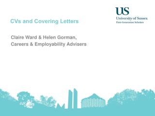 CVs and Covering Letters