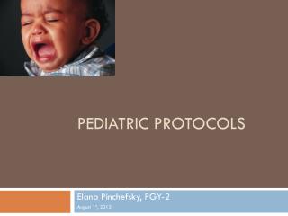 PEDIATRIC PROTOCOLS