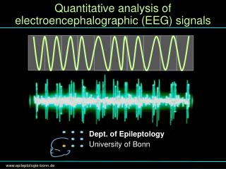 Quantitative analysis of electroencephalographic (EEG) signals