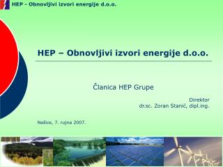 HEP – Obnovljivi izvori energije d.o.o.