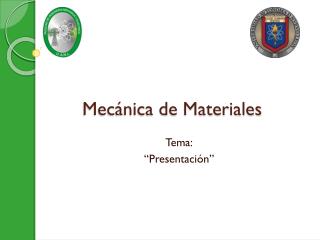 Mecánica de Materiales