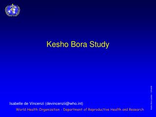 Kesho Bora Study