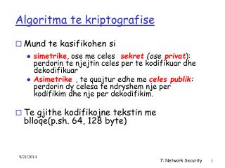Algoritma te kriptografise