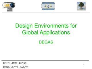 Design Environments for Global Applications