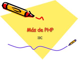 Más de PHP