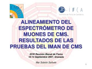 ALINEAMIENTO DEL ESPECTRÓMETRO DE MUONES DE CMS. RESULTADOS DE LAS PRUEBAS DEL IMAN DE CMS