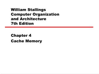 William Stallings Computer Organization and Architecture 7th Edition