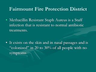 Fairmount Fire Protection District