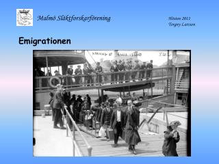 Emigrationen