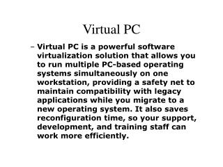 Virtual PC