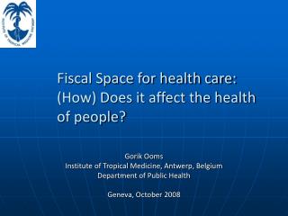 Fiscal Space for health care: (How) Does it affect the health of people?