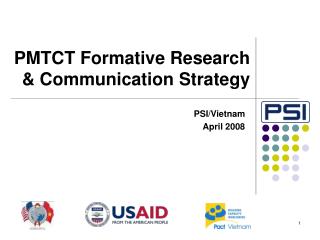 PMTCT Formative Research &amp; Communication Strategy