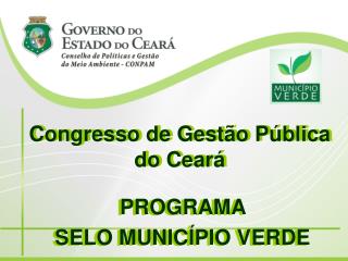 Congresso de Gestão Pública do Ceará