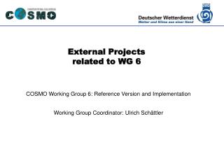 External Projects related to WG 6