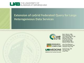 Extension of caGrid Federated Query for Large Heterogeneous Data Services