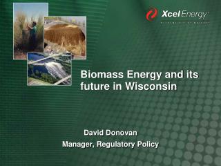 Biomass Energy and its future in Wisconsin