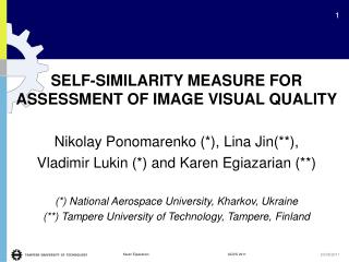 SELF-SIMILARITY MEASURE FOR ASSESSMENT OF IMAGE VISUAL QUALITY