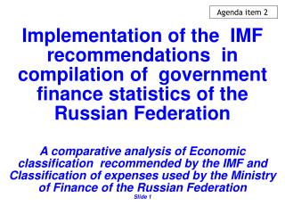 Agenda item 2