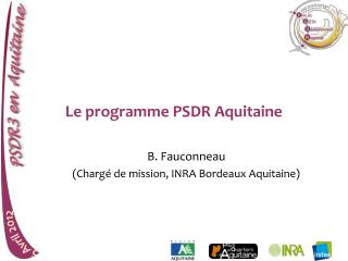 Le programme PSDR Aquitaine