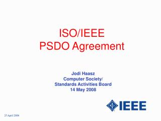 ISO/IEEE PSDO Agreement