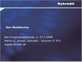 Gen WebService