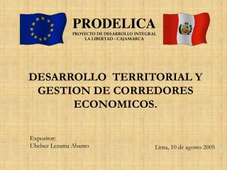DESARROLLO TERRITORIAL Y GESTION DE CORREDORES ECONOMICOS.