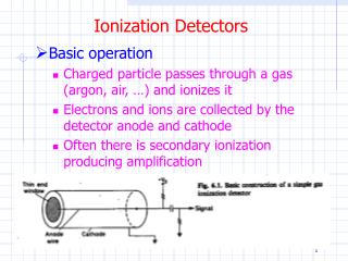 Ionization Detectors