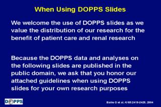 When Using DOPPS Slides