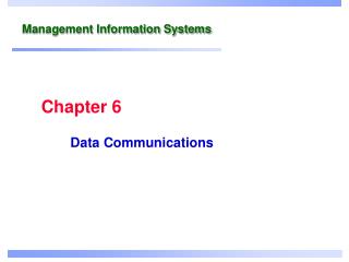 Management Information Systems