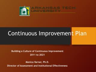 Continuous Improvement Plan