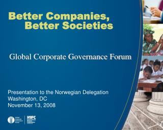 Better Companies, Better Societies