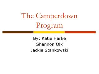 The Camperdown Program