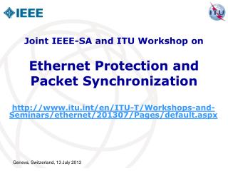 Ethernet Protection and Packet Synchronization