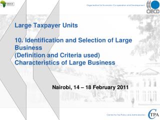 Nairobi, 14 – 18 February 2011