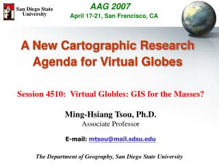 A New Cartographic Research Agenda for Virtual Globes